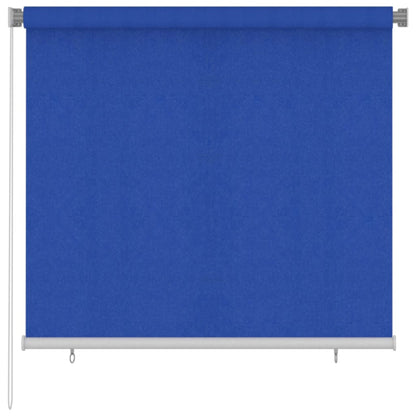 vidaXL Outdoor Roller Blind 160 x 140 cm Blue HDPE