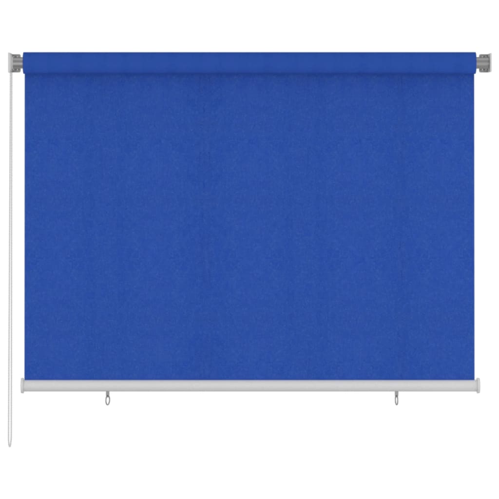vidaXL Outdoor Roller Blind 200x140 cm Blue HDPE