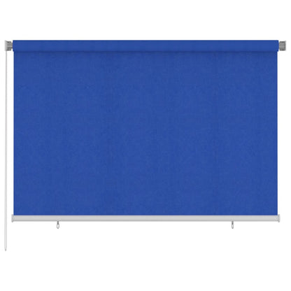 vidaXL Outdoor Roller Blind 220x140 cm Blue HDPE