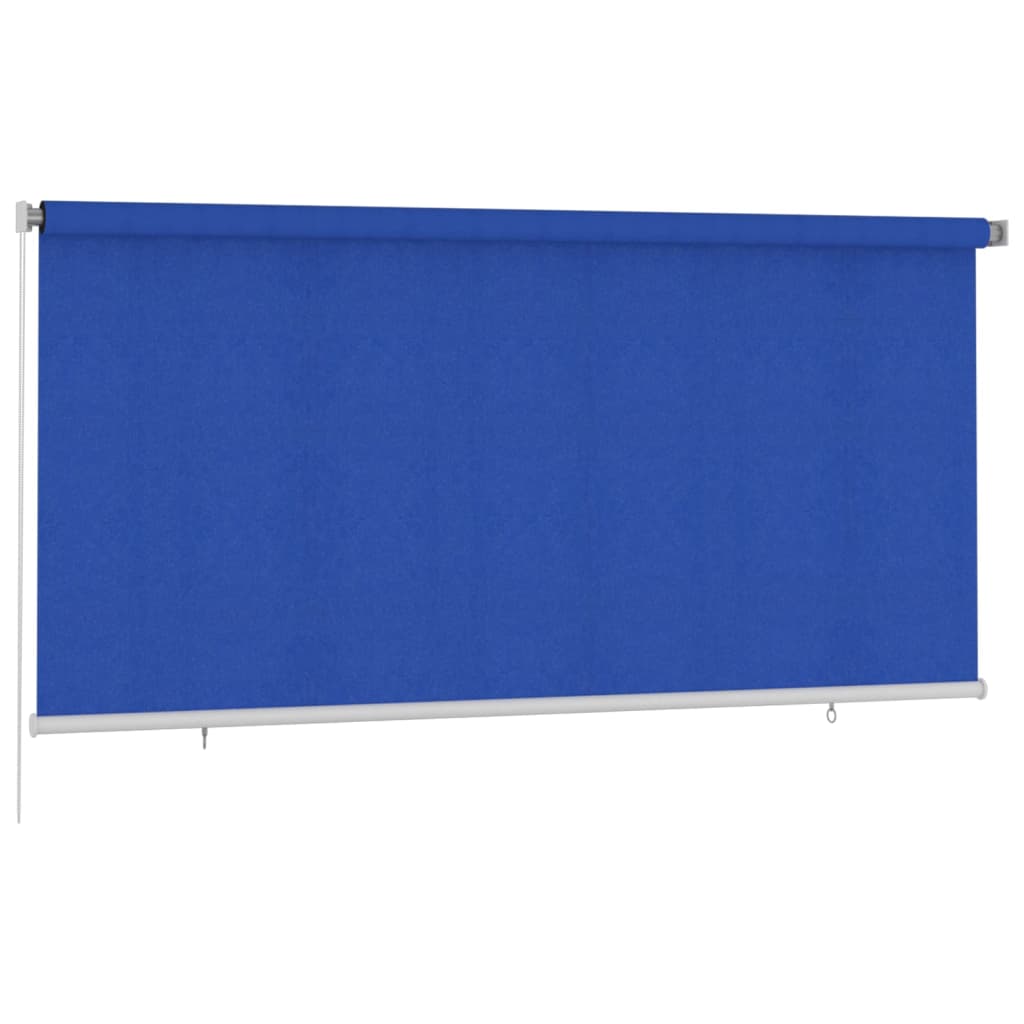 vidaXL Outdoor Roller Blind 300x140 cm Blue HDPE