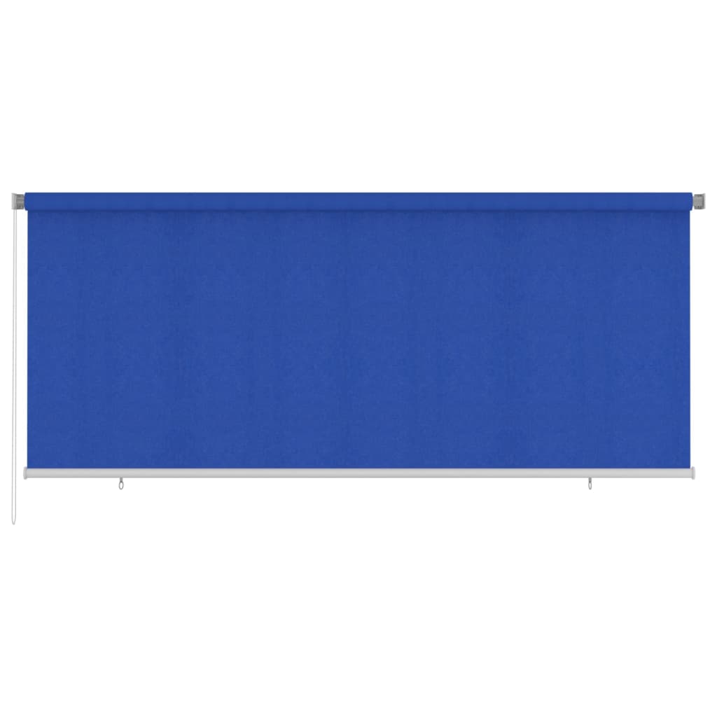 vidaXL Outdoor Roller Blind 350x140 cm Blue HDPE