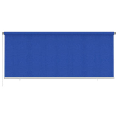 vidaXL Outdoor Roller Blind 350x140 cm Blue HDPE