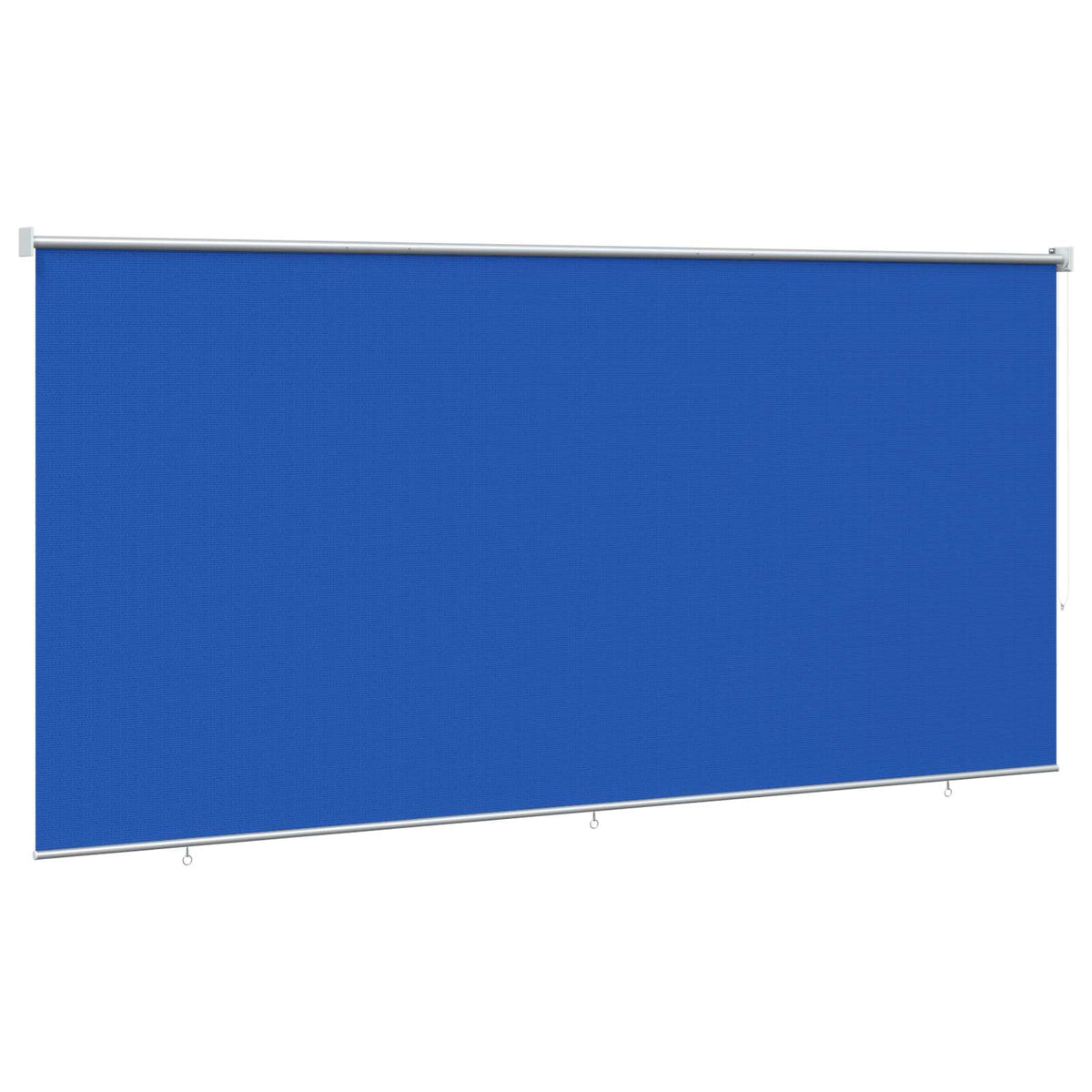 vidaXL Outdoor Roller Blind 355(W)x140(H) cm Blue HDPE