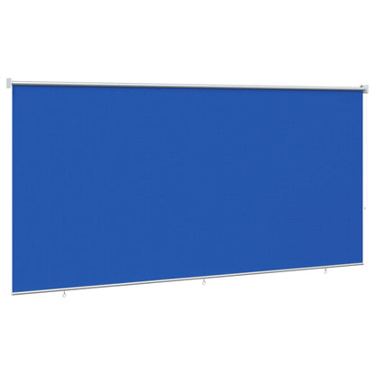 vidaXL Outdoor Roller Blind 355(W)x140(H) cm Blue HDPE