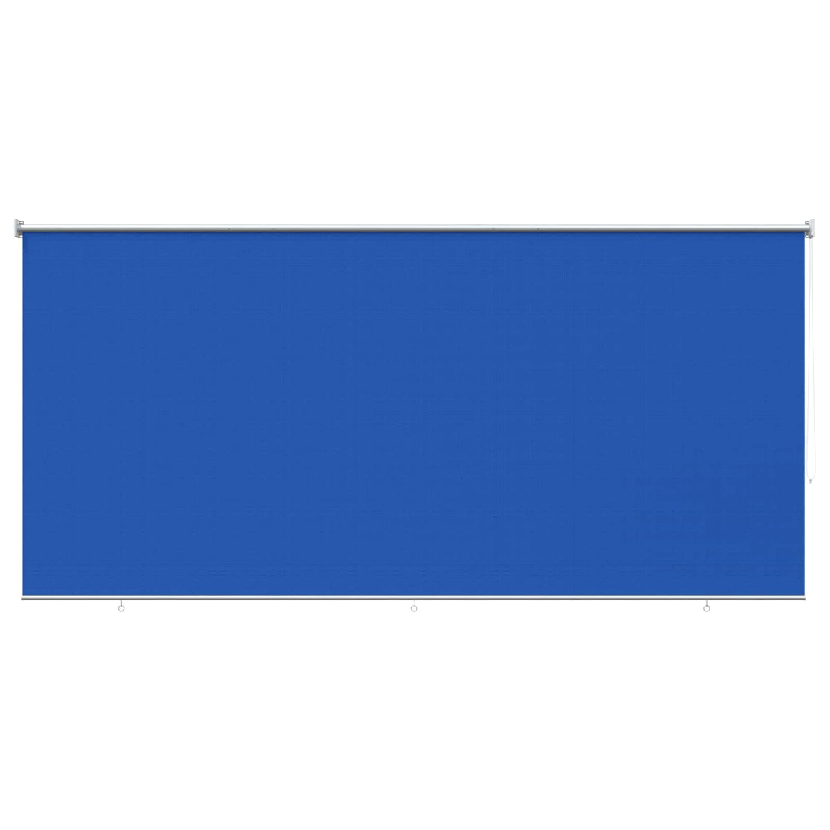 vidaXL Outdoor Roller Blind 355(W)x140(H) cm Blue HDPE