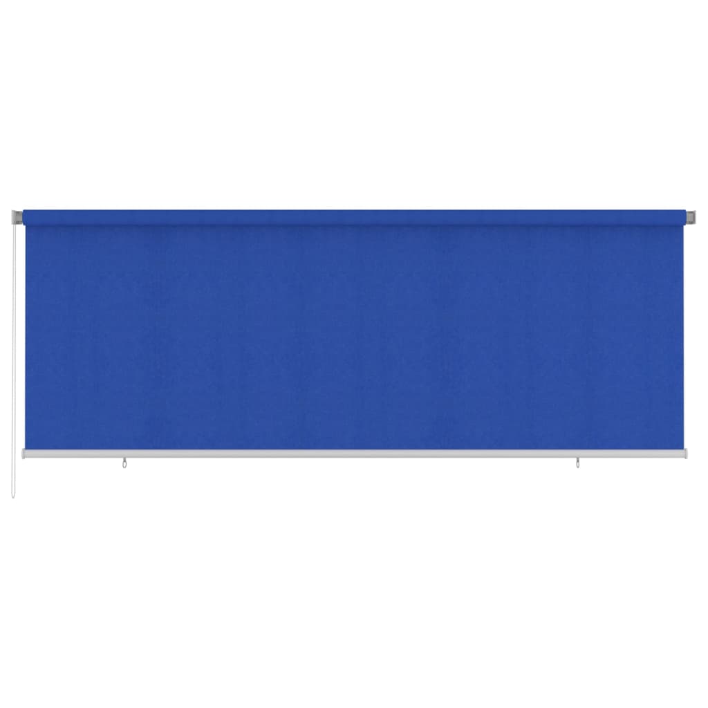vidaXL Outdoor Roller Blind 400x140 cm Blue HDPE