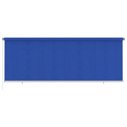 vidaXL Outdoor Roller Blind 400x140 cm Blue HDPE