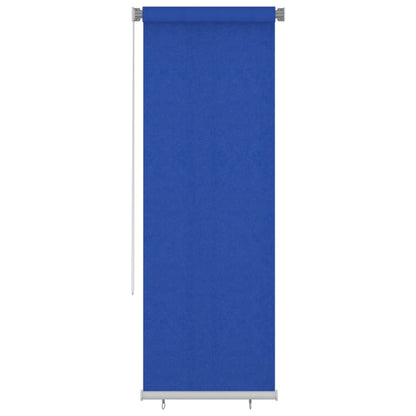 vidaXL Outdoor Roller Blind 80x230 cm Blue HDPE