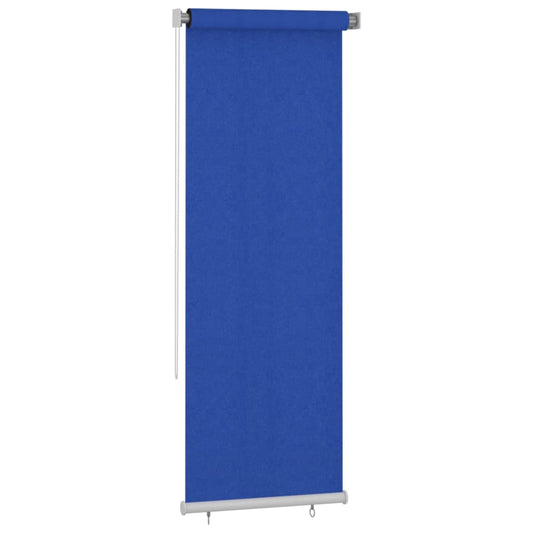 vidaXL Outdoor Roller Blind 85(W)x230(H) cm Blue HDPE