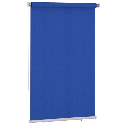 vidaXL Outdoor Roller Blind 145(W)x230(H) cm Blue HDPE