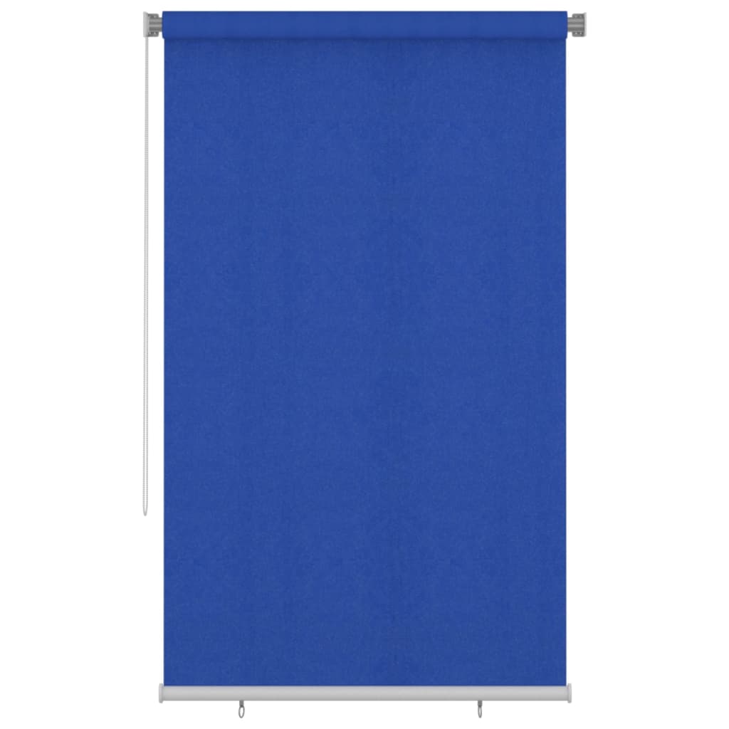 vidaXL Outdoor Roller Blind 140x230 cm Blue HDPE
