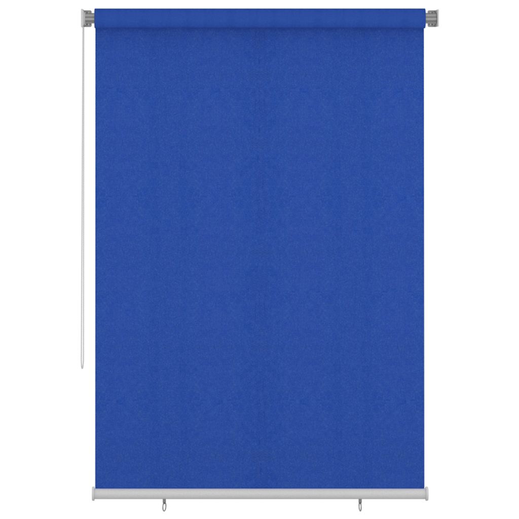 vidaXL Outdoor Roller Blind 165(W)x230(H) cm Blue HDPE