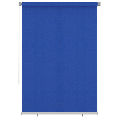 vidaXL Outdoor Roller Blind 165(W)x230(H) cm Blue HDPE