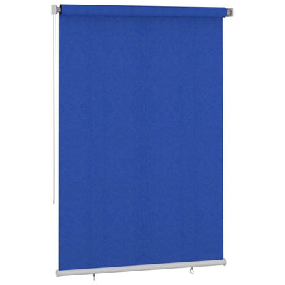 vidaXL Outdoor Roller Blind 165(W)x230(H) cm Blue HDPE