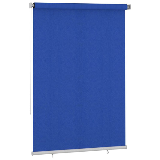 vidaXL Outdoor Roller Blind 165(W)x230(H) cm Blue HDPE