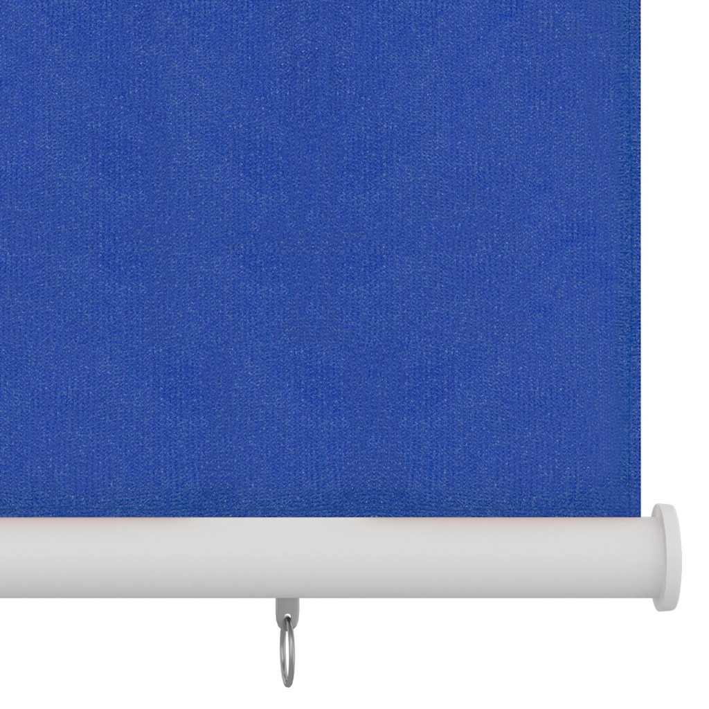 vidaXL Outdoor Roller Blind 165(W)x230(H) cm Blue HDPE
