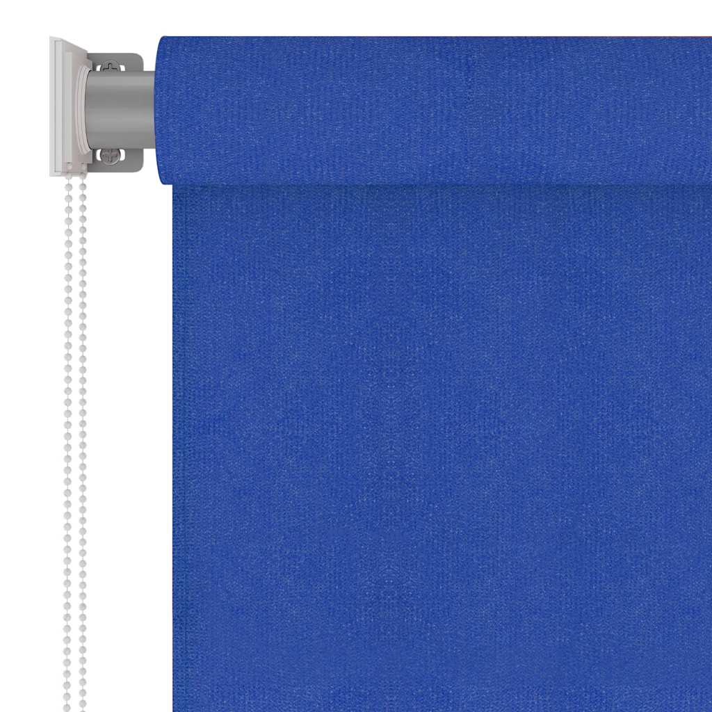 vidaXL Outdoor Roller Blind 165(W)x230(H) cm Blue HDPE