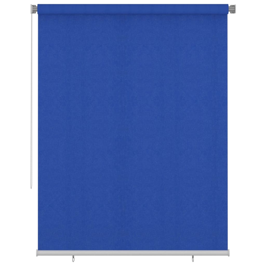 vidaXL Outdoor Roller Blind 180x230 cm Blue HDPE