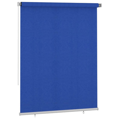 vidaXL Outdoor Roller Blind 180x230 cm Blue HDPE