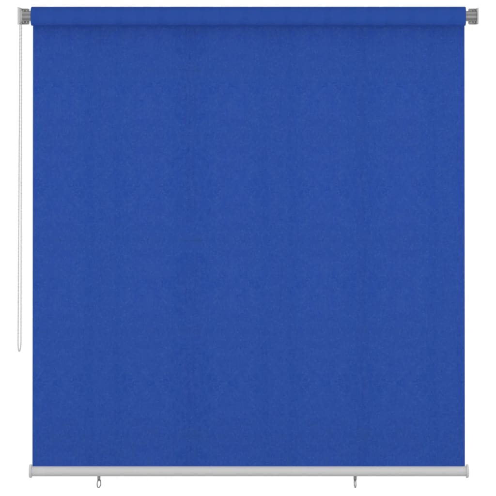 vidaXL Outdoor Roller Blind 220x230 cm Blue HDPE