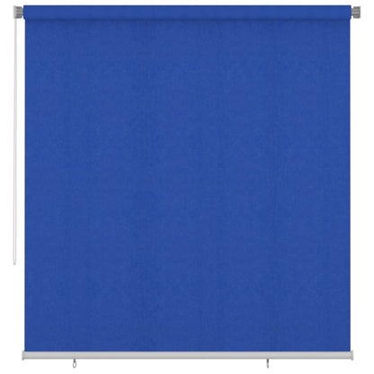vidaXL Outdoor Roller Blind 220x230 cm Blue HDPE