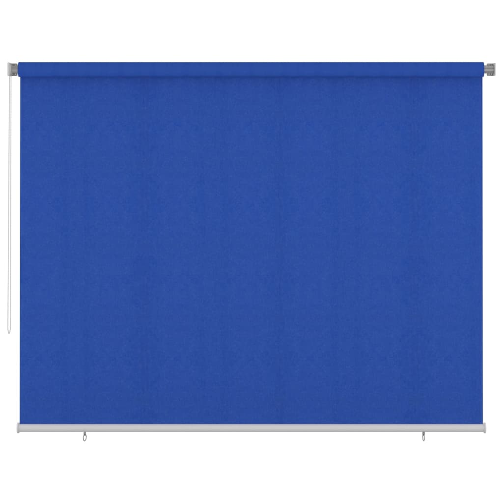vidaXL Outdoor Roller Blind 300x230 cm Blue HDPE