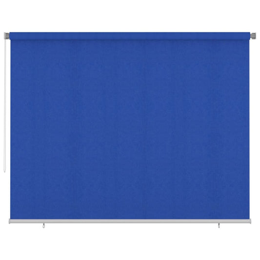 vidaXL Outdoor Roller Blind 305(W)x230(H) cm Blue HDPE
