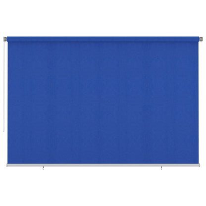 vidaXL Outdoor Roller Blind 350x230 cm Blue HDPE