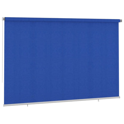 vidaXL Outdoor Roller Blind 350x230 cm Blue HDPE