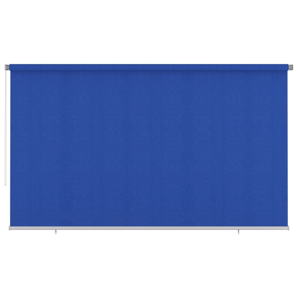 vidaXL Outdoor Roller Blind 400x230 cm Blue HDPE