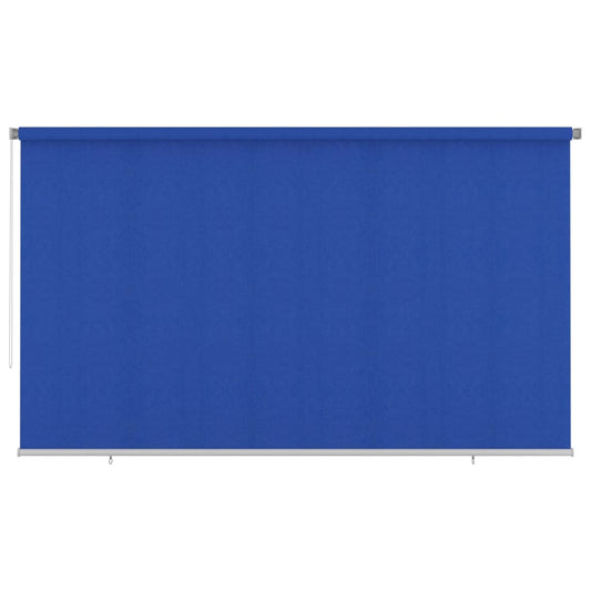 vidaXL Outdoor Roller Blind 405(W)x230(H) cm Blue HDPE