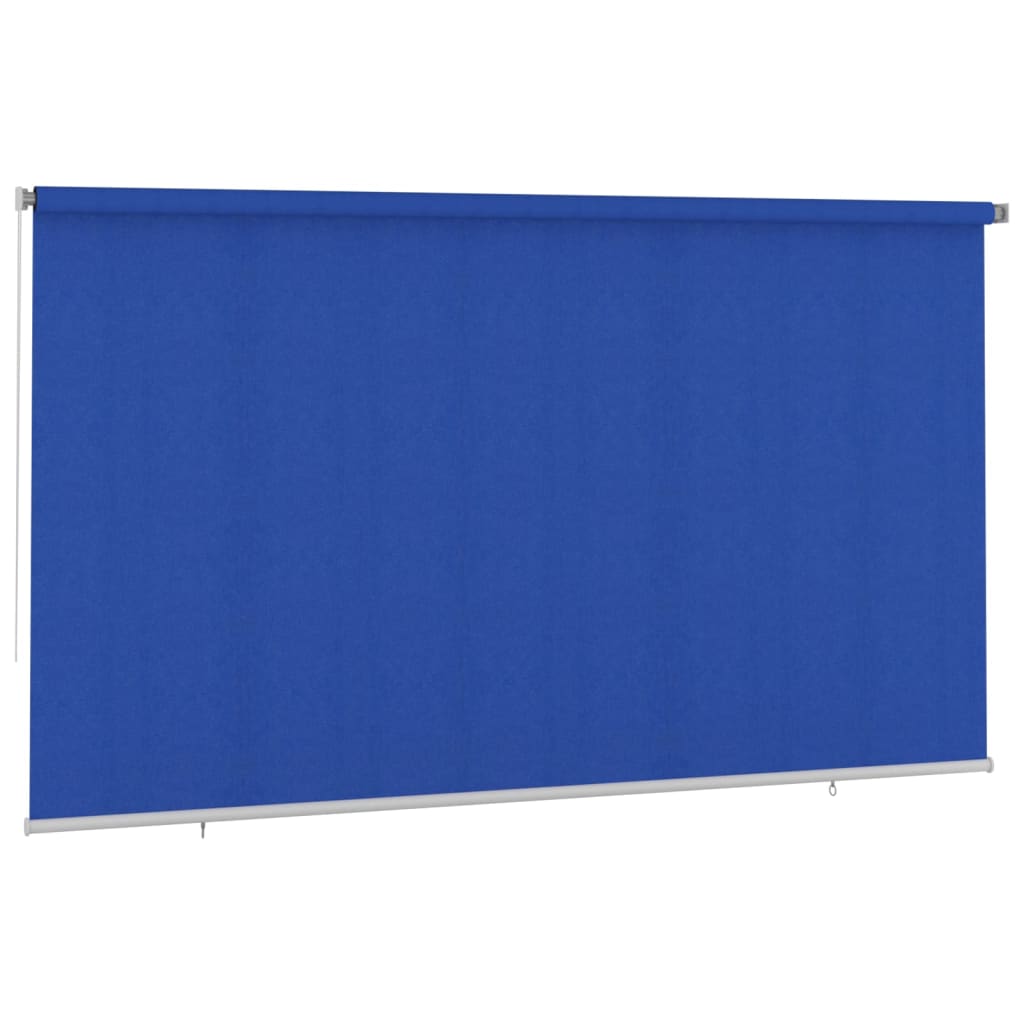 vidaXL Outdoor Roller Blind 400x230 cm Blue HDPE