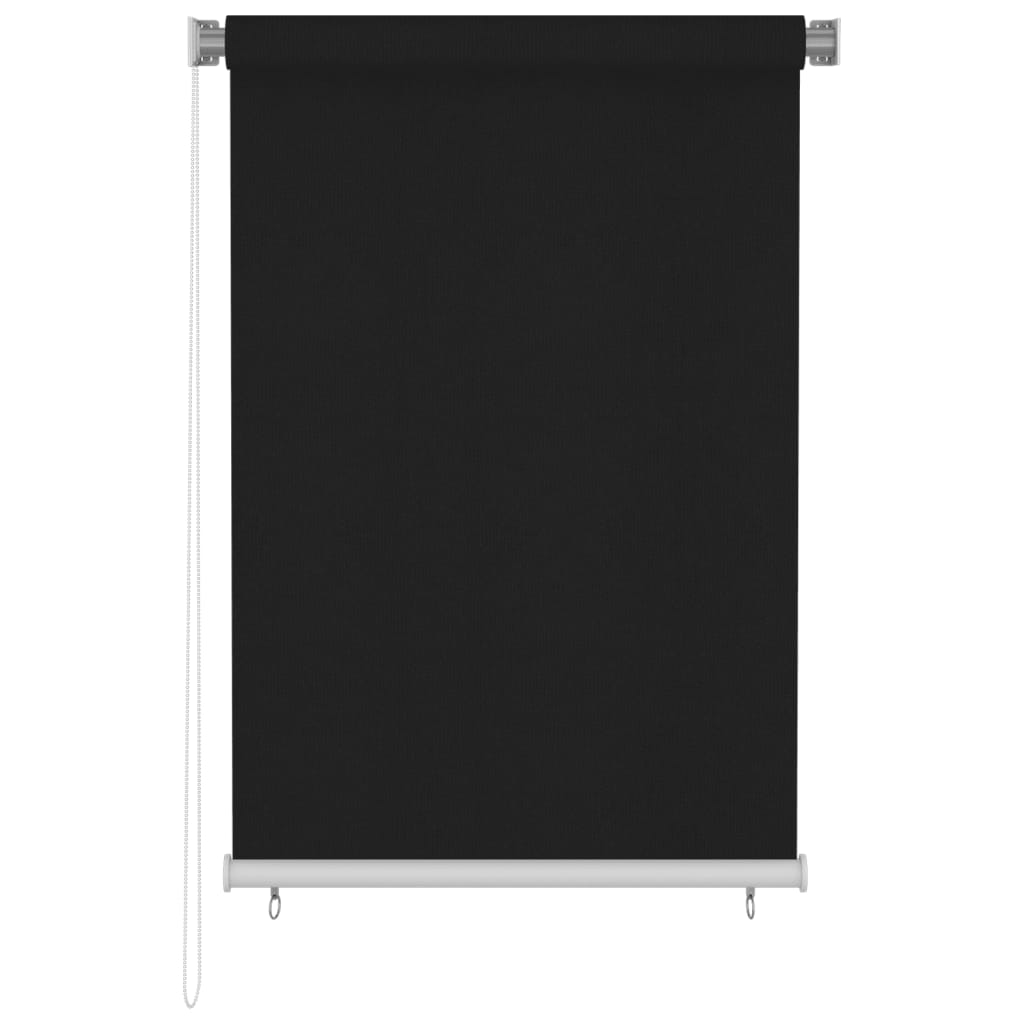 vidaXL Outdoor Roller Blind 100x140 cm Black