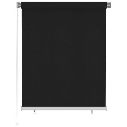 vidaXL Outdoor Roller Blind 125(W)x140(H) cm Black