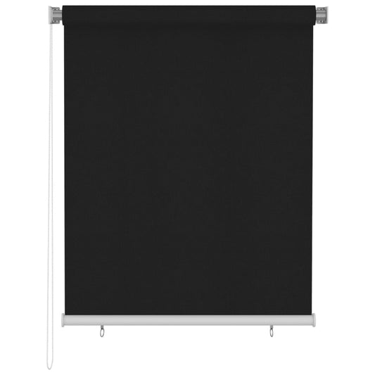 vidaXL Outdoor Roller Blind 125(W)x140(H) cm Black