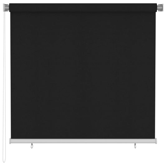 vidaXL Outdoor Roller Blind 165(W)x140(H) cm Black