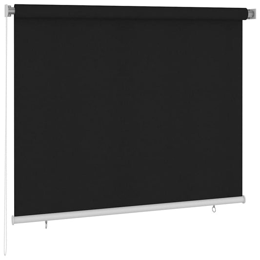 vidaXL Outdoor Roller Blind 185(W)x140(H) cm Black