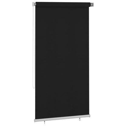 vidaXL Outdoor Roller Blind 125(W)x230(H) cm Black