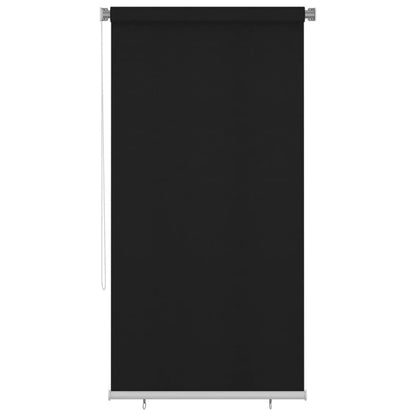 vidaXL Outdoor Roller Blind 125(W)x230(H) cm Black