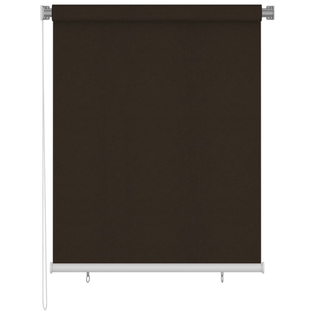 vidaXL Outdoor Roller Blind 125(W)x140(H) cm Brown