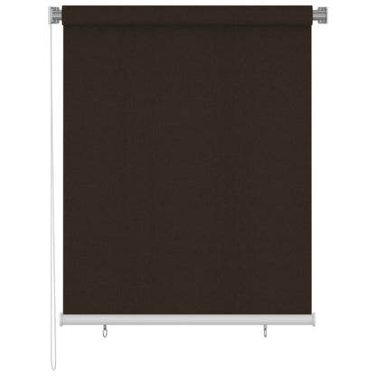 vidaXL Outdoor Roller Blind 125(W)x140(H) cm Brown