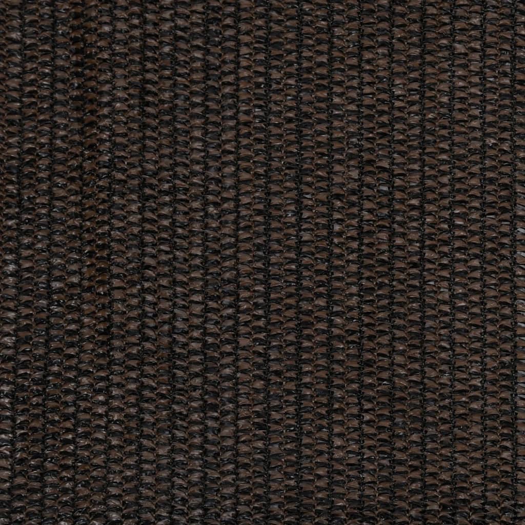 vidaXL Outdoor Roller Blind 160x140 cm Brown HDPE