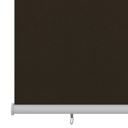 vidaXL Outdoor Roller Blind 205(W)x140(H) cm Brown HDPE