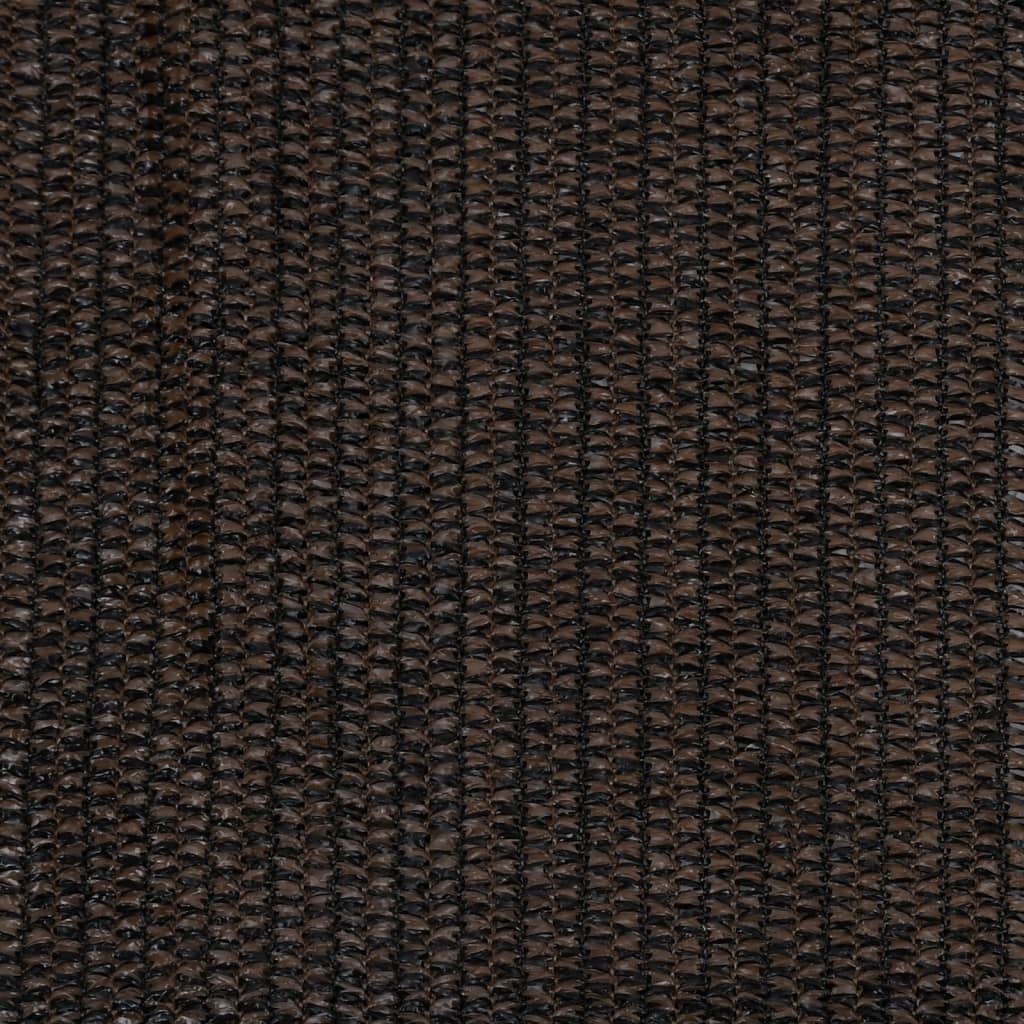 vidaXL Outdoor Roller Blind 205(W)x140(H) cm Brown HDPE