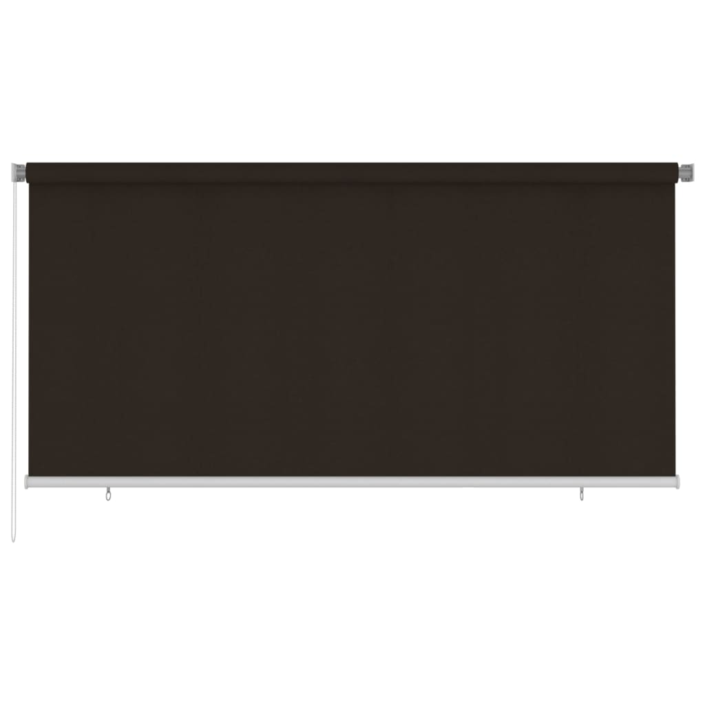 vidaXL Outdoor Roller Blind 300x140 cm Brown HDPE