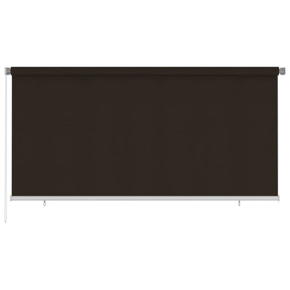 vidaXL Outdoor Roller Blind 300x140 cm Brown HDPE