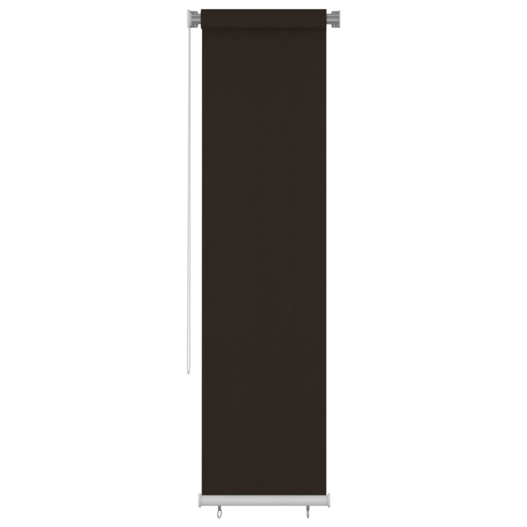 vidaXL Outdoor Roller Blind 60x230 cm Brown HDPE