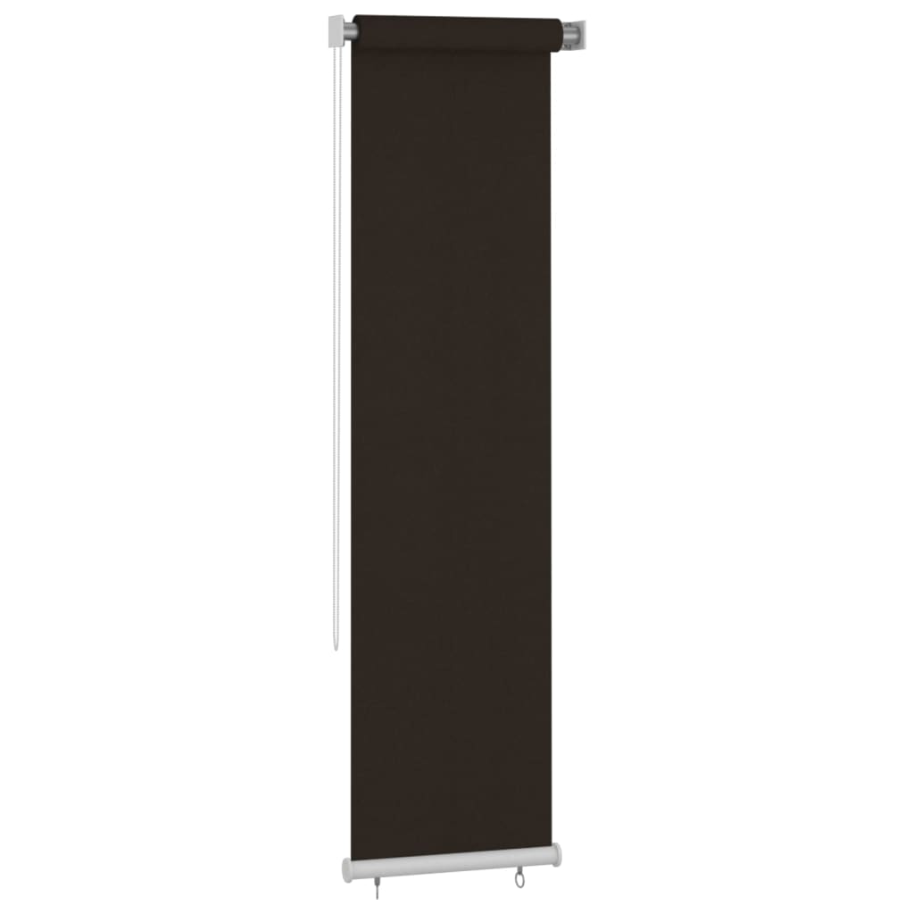 vidaXL Outdoor Roller Blind 60x230 cm Brown HDPE