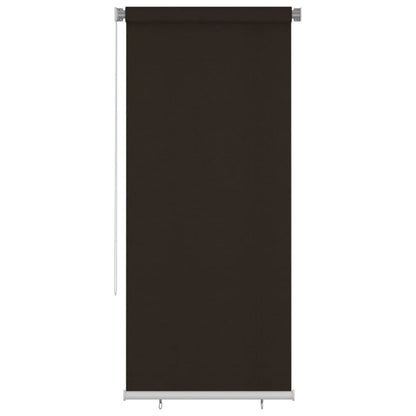 vidaXL Outdoor Roller Blind 100x230 cm Brown HDPE