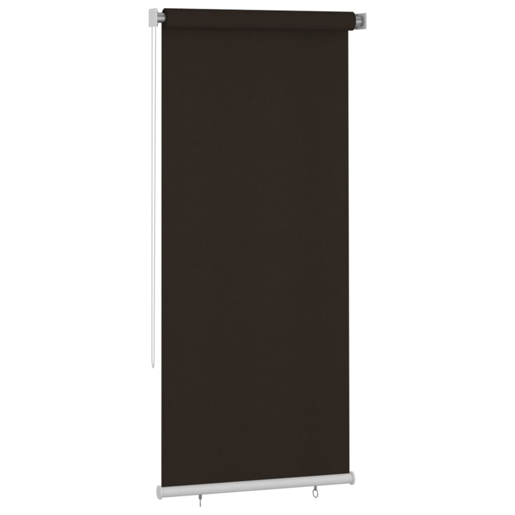 vidaXL Outdoor Roller Blind 100x230 cm Brown HDPE